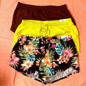 NWT 3 pair Old Navy medium running shorts